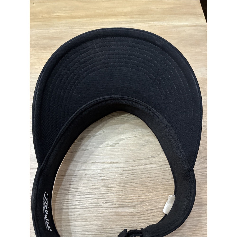 TITLEIST Tour Performance Golf Visor Mens OSFA Black Pro V1 FootJoy Logo - Picture 5 of 7